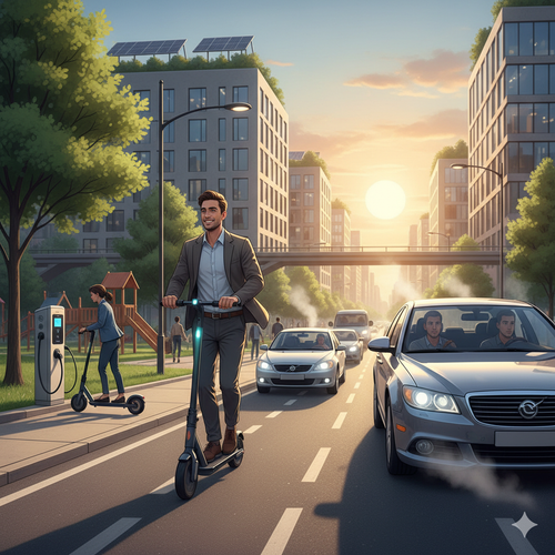 Pourquoi la trottinette électrique est l’alternative idéale à la voiture en ville